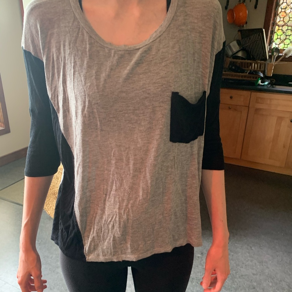 Urban flowy long sleeve top